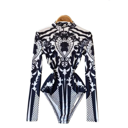 Women's Vintage Bodysuit - primary photo, shown with a person