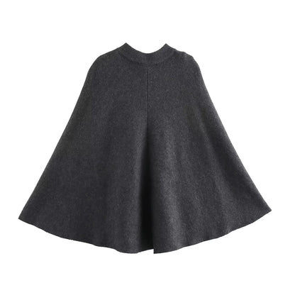 Loose Gray Cape