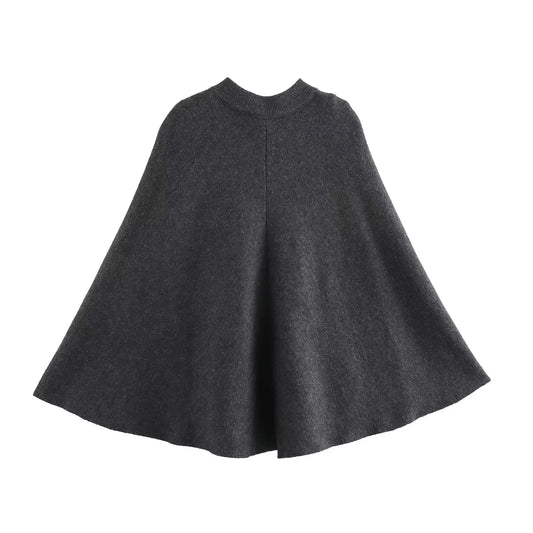 Loose Gray Cape