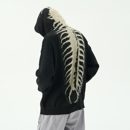 Knitted Centipede Hoodie - alternate studio view (2 of 3)