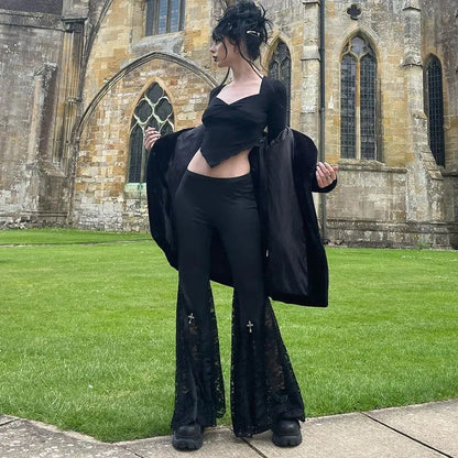 Nightlace Flare Pants