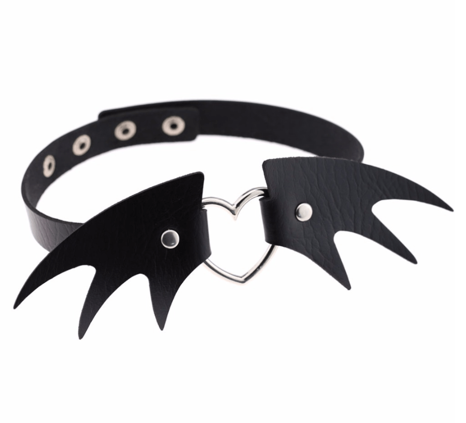 Heart Gothic Choker - Creepy Goth