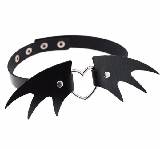 Heart Gothic Choker - Creepy Goth