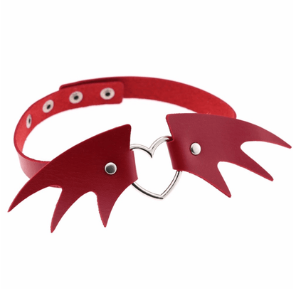 Heart Gothic Choker - Creepy Goth