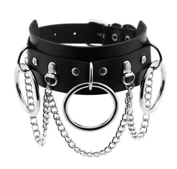 Gothic Chain & O-Ring Choker