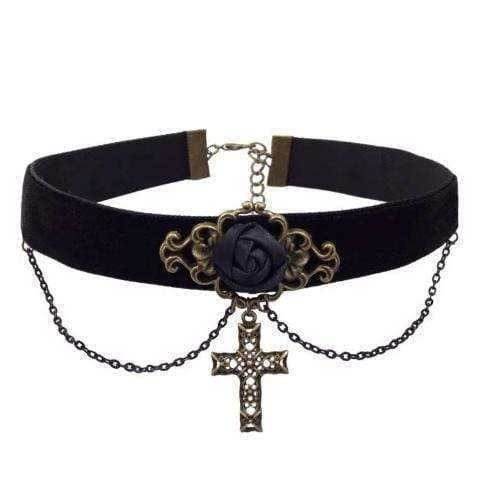 Dark Samaritan Choker - Creepy Goth