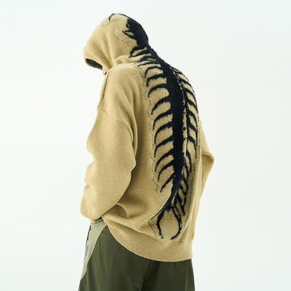 Knitted Centipede Hoodie - primary photo, shown with a person (1 of 3)