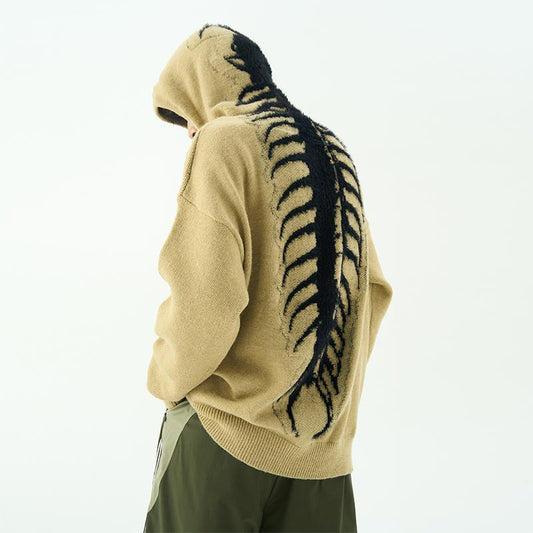 Knitted Centipede Hoodie - primary photo, shown with a person (1 of 3)