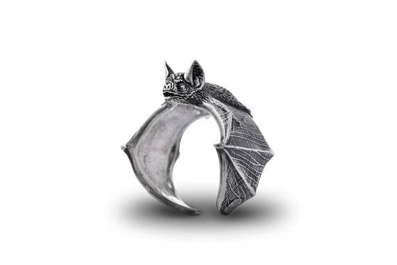 Unisex Bat Ring - front studio view (1 of 3)