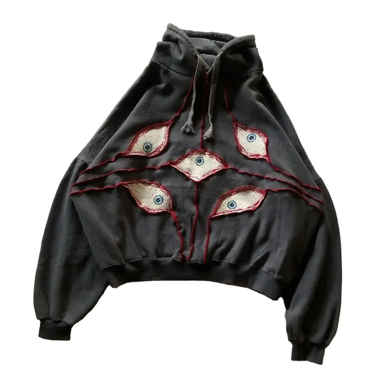 Gothic Eye Hoodie - primary photo, shown with a person