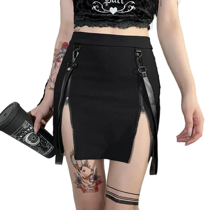 Black Dual-Zip Mini Harness