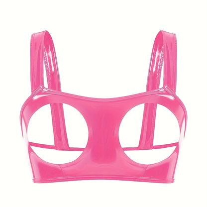 Glossy Latex Bra - Creepy Goth