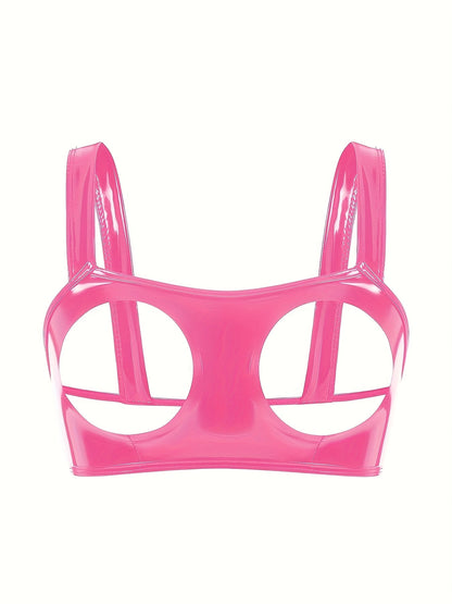 Glossy Latex Bra Corset