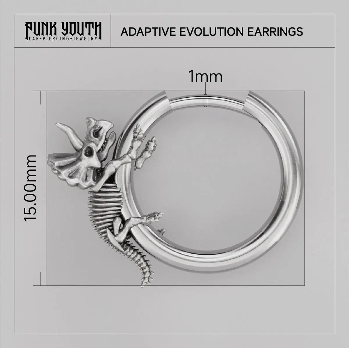 ADAPTIVE EVOLUTION EARRINGS (925 SILVER)