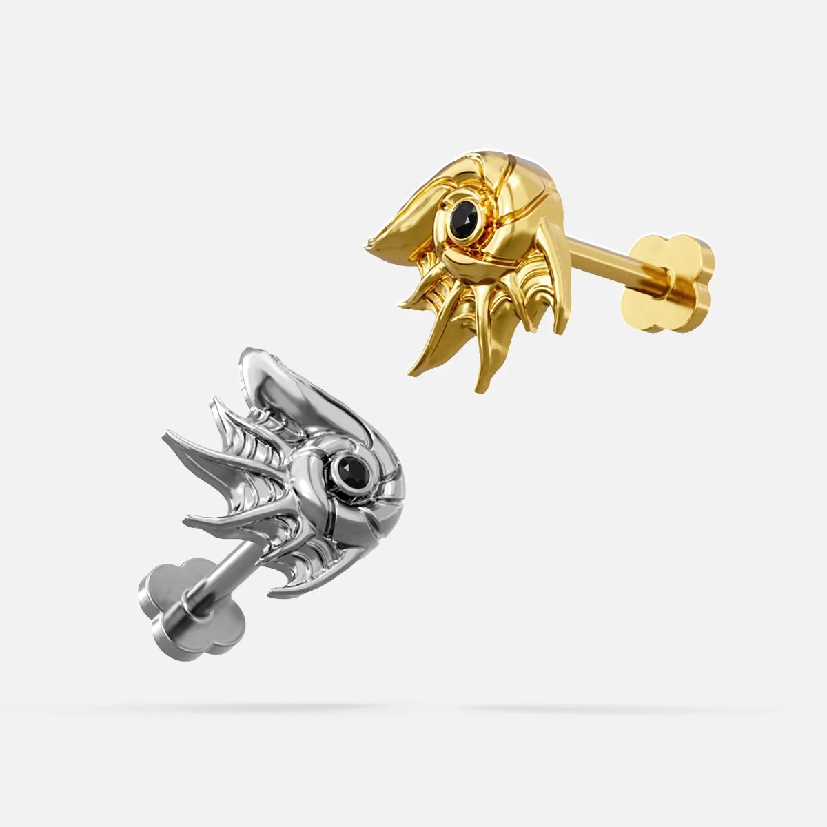 ABYSS CONCH FLATBACK STUD