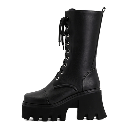 Aphelios Lace-Up Boots