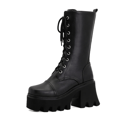 Aphelios Lace-Up Boots