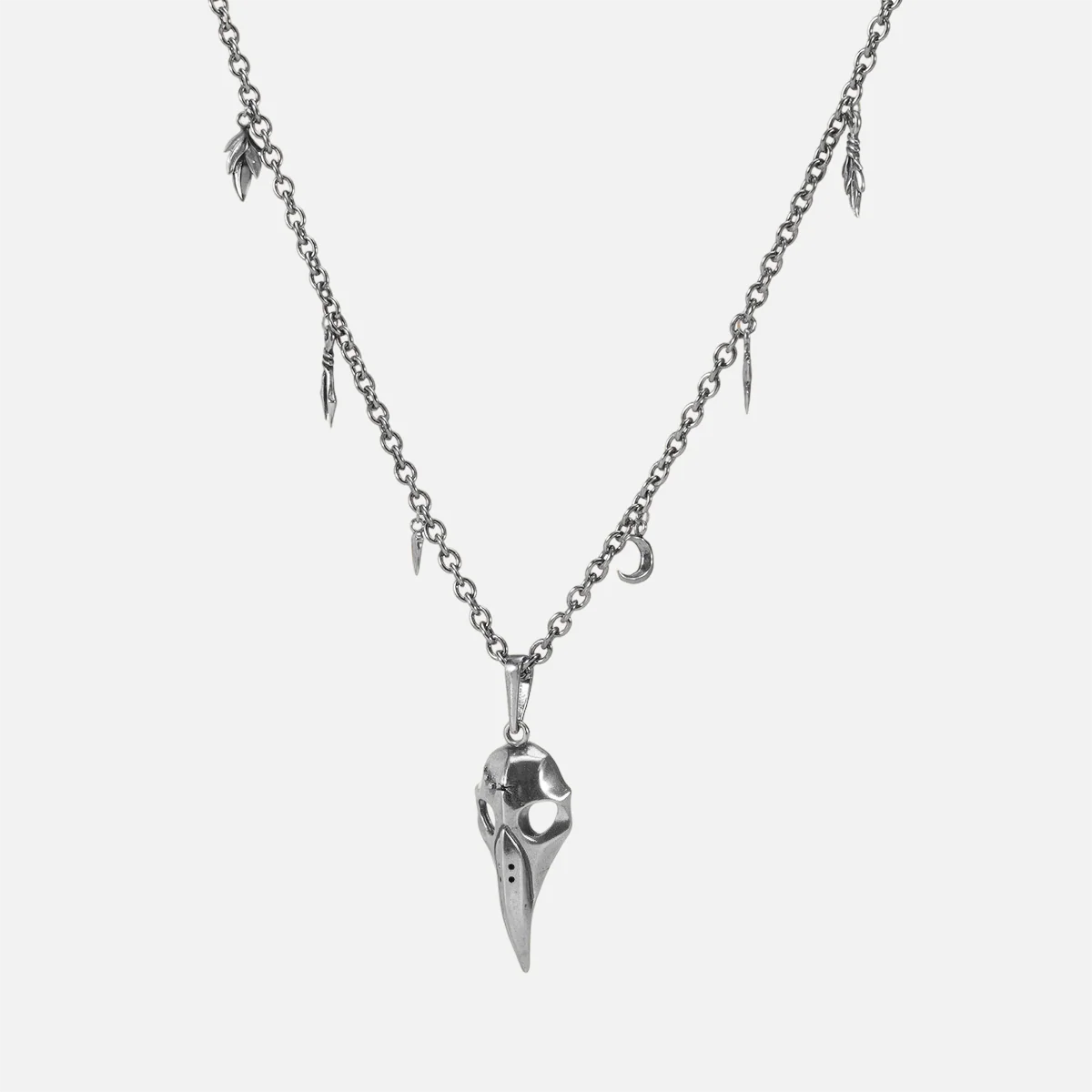 AUGUR SKULL NECKLACE (GOLD)