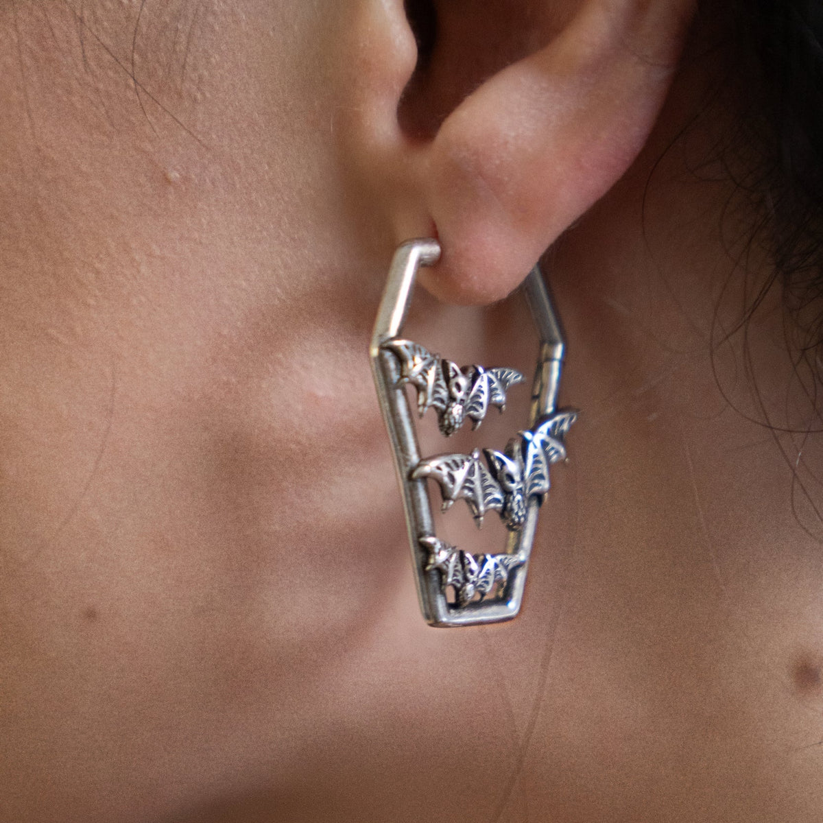 BAT TOMB EARRINGS