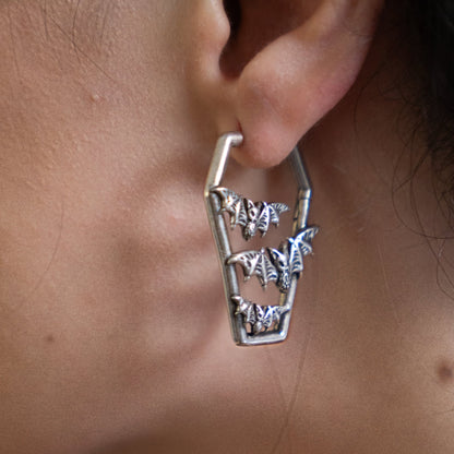 BAT TOMB EARRINGS