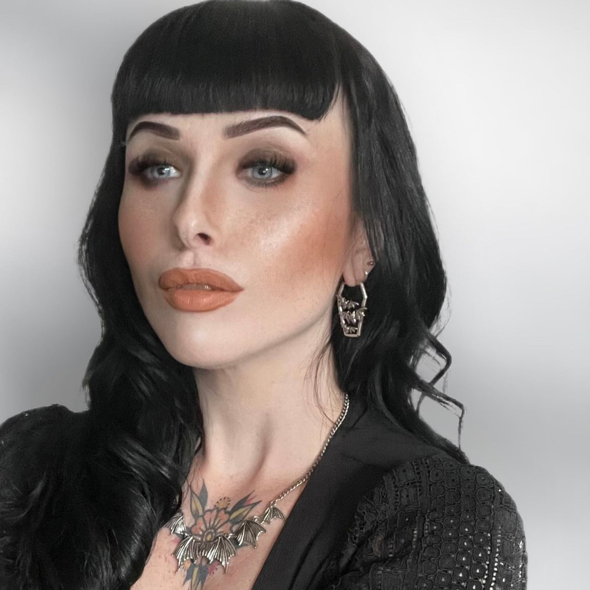 BAT TOMB EARRINGS