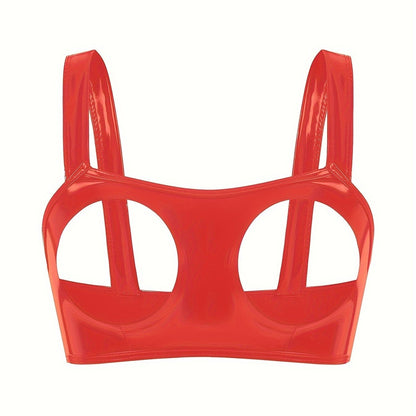 Glossy Latex Bra - Creepy Goth