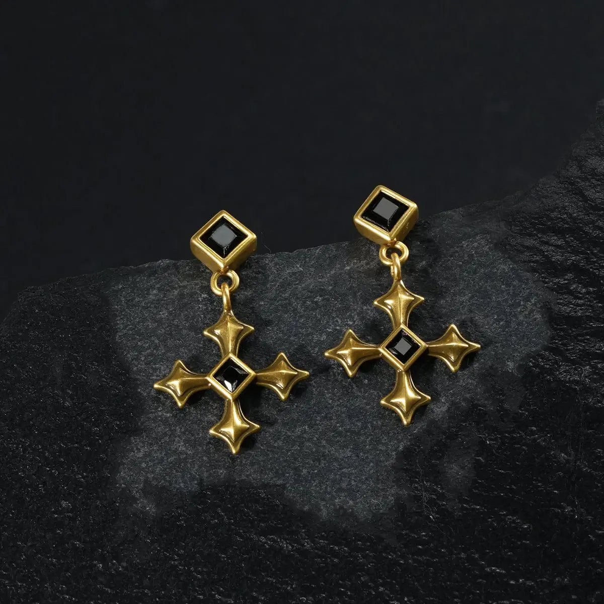 BLACK TESTAMENT EARRINGS