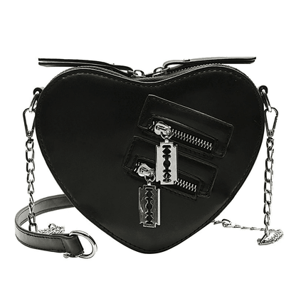 Blade Heart Hand Bag