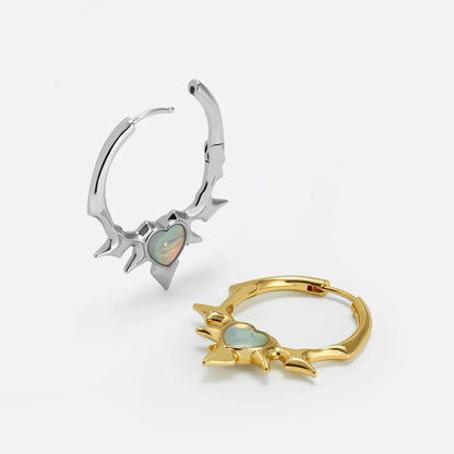 BLAZING HEART EARRINGS