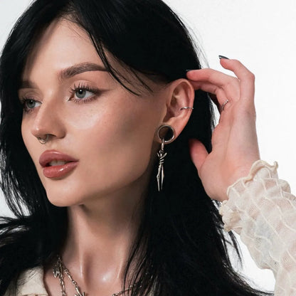 BOUND TWIN EARRINGS (GOLD)