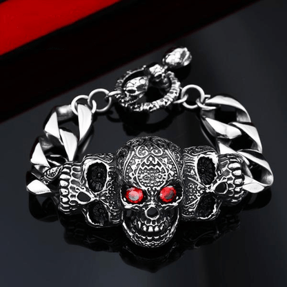 Red Eyes Skull Bracelet - primary product photo (1 of 4)