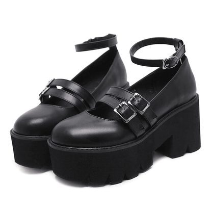 Casual Gothic Boots - front studio view (1 of 4)