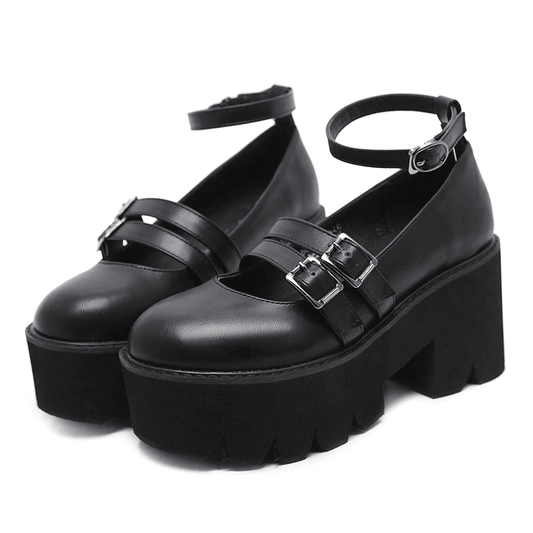 Casual Gothic Boots - front studio view (1 of 4)