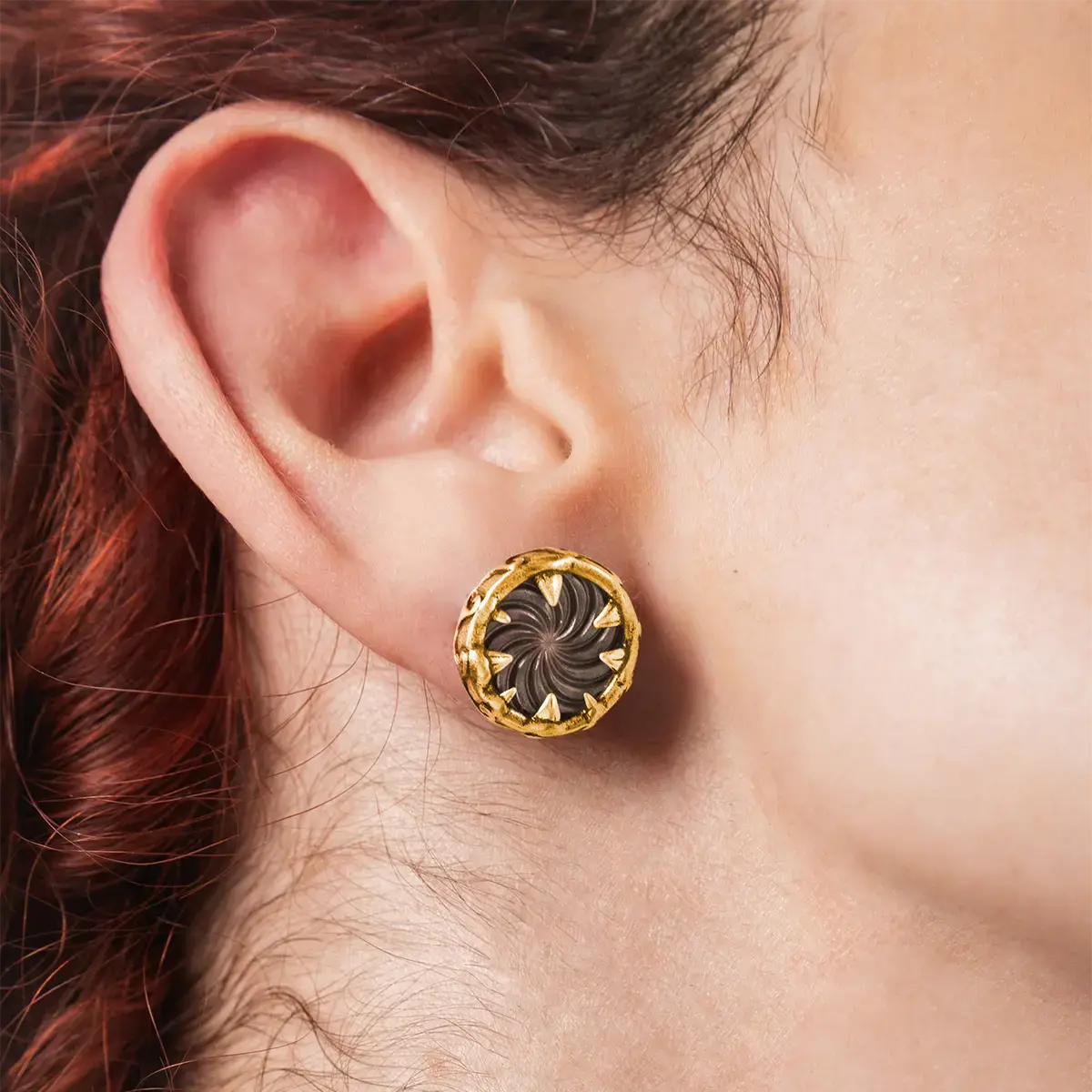 CHARYBDIS MAW EAR STUDS
