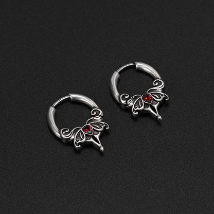 CRIMSON WING EARRINGS
