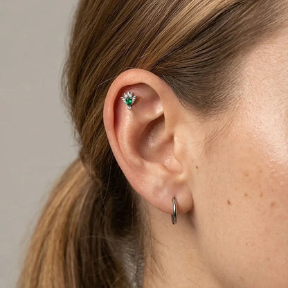 CRYSTAL OWL FLATBACK STUD