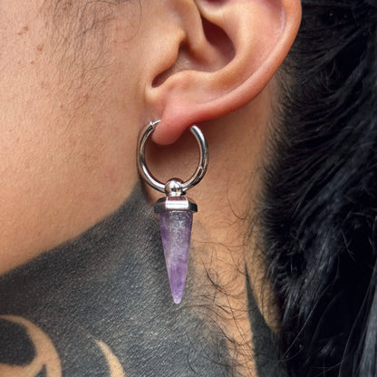 CRYSTAL PRISMATIC EARRINGS