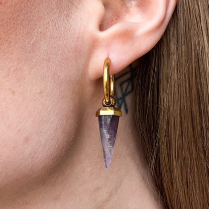 CRYSTAL PRISMATIC EARRINGS