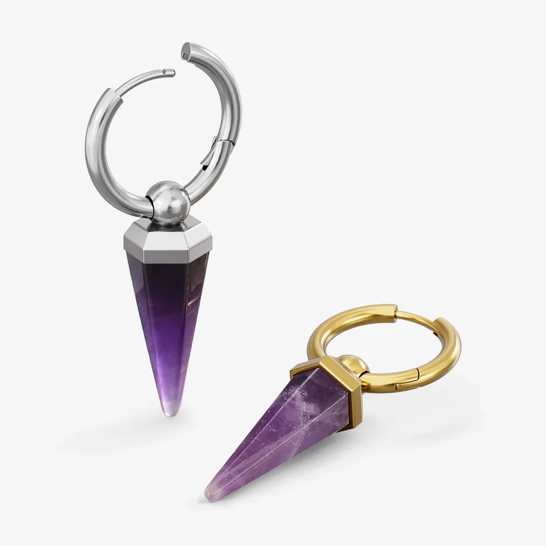 CRYSTAL PRISMATIC EARRINGS