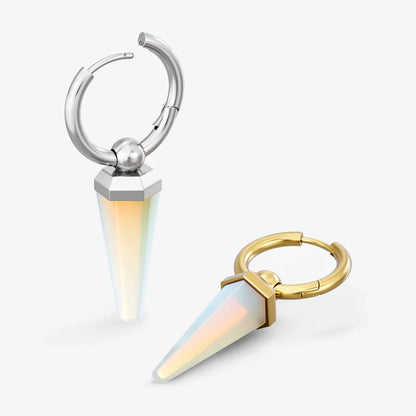 CRYSTAL PRISMATIC EARRINGS