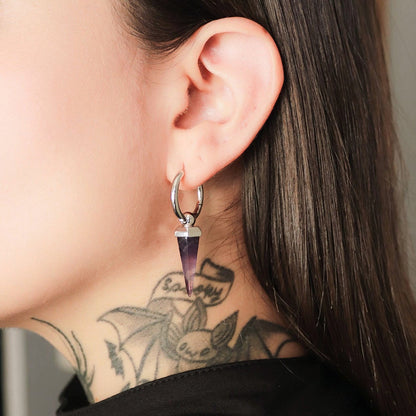 CRYSTAL PRISMATIC EARRINGS