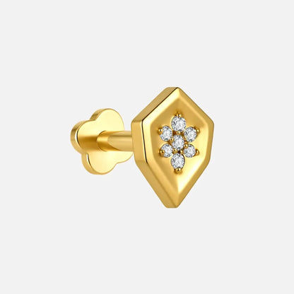 CRYSTAL SHIELD FLATBACK STUD