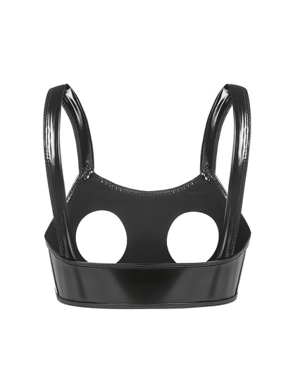 Glossy Latex Bra Corset
