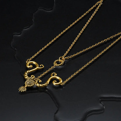 TIDEWORN KNOT NECKLACE