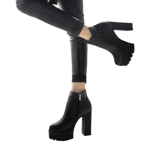 Darkling Square Toe Ankle Boots