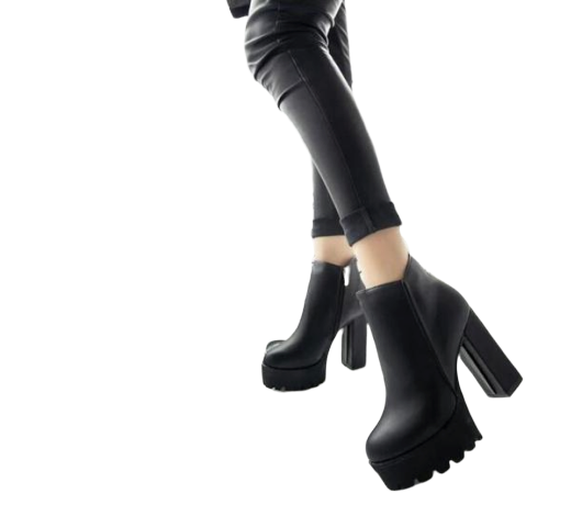Darkling Square Toe Ankle Boots