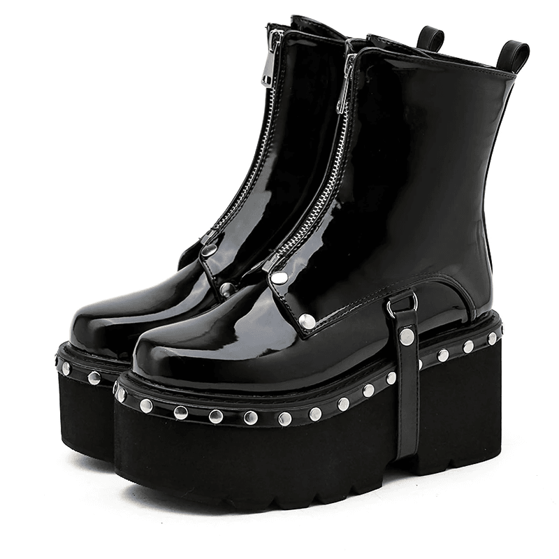 Devil Dream Round Toe Boots