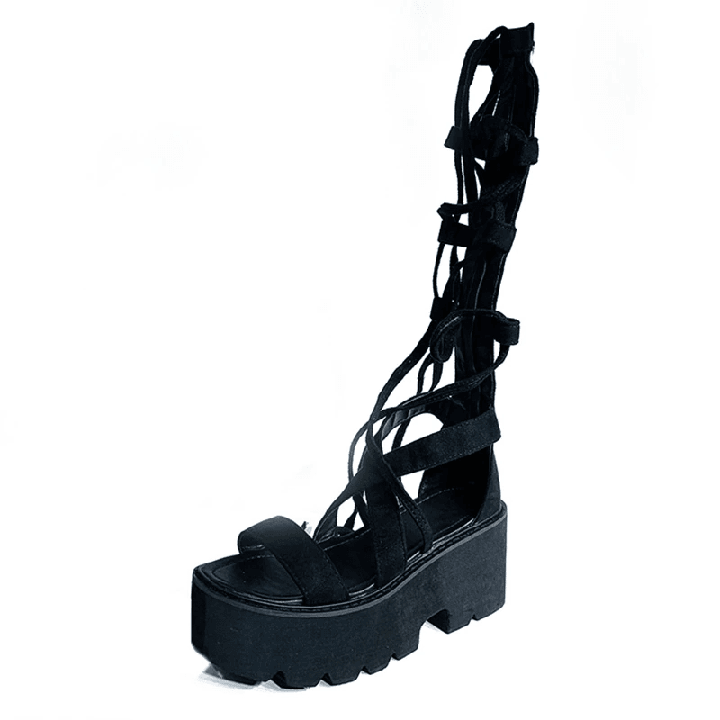 Devil Girl Sandals - front studio view (1 of 4)