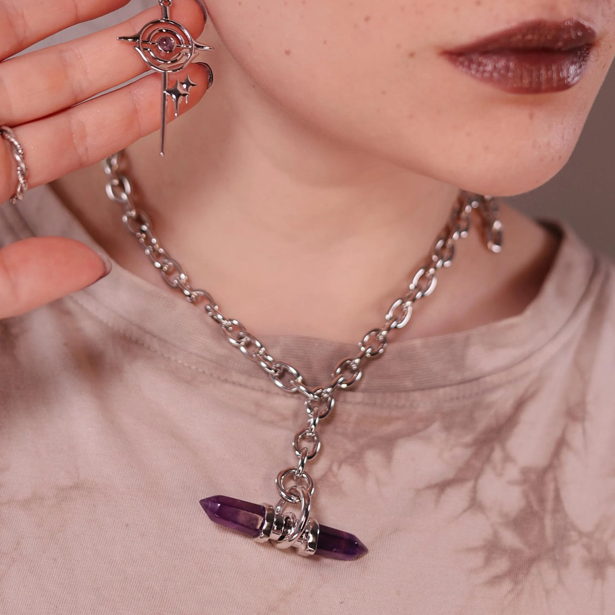 DUAL PRISM NECKLACE