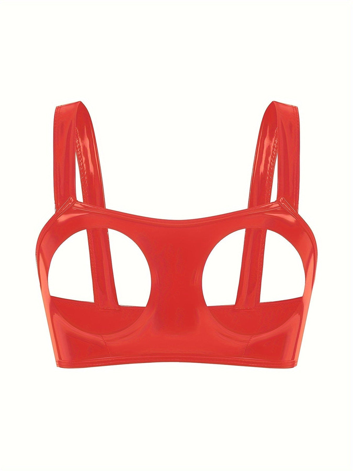 Glossy Latex Bra Corset
